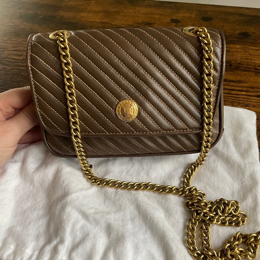 Celine Vintage Crossbody Chain Bag